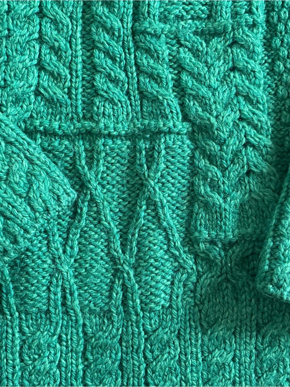 Irish Wool Wrap Sweater - Picture 2 of 4